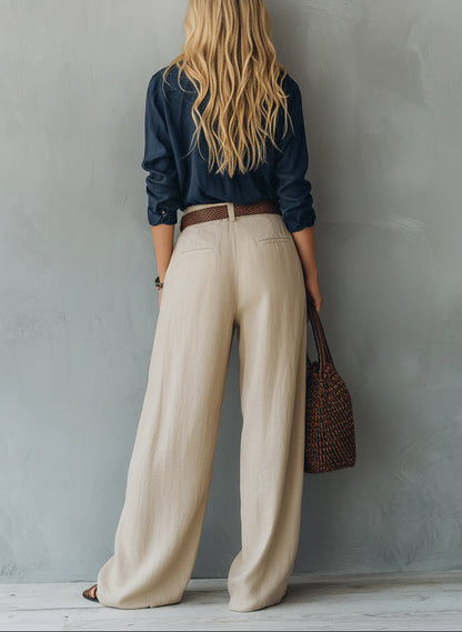 Aitana | Conjunto Elegante con Cinturón y Pantalón Sastre