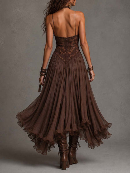 Aveline - Vestido Cacao Romance