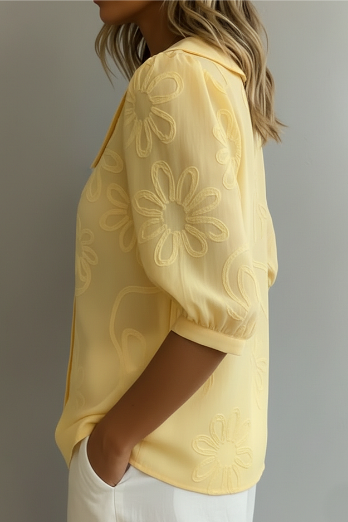 Aurelia - Blusa elegante de caída fluida