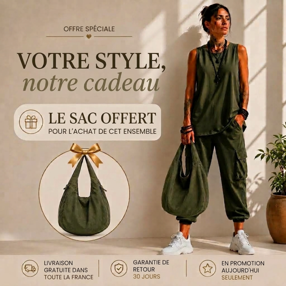 Noelia - Ensemble Casual & Confort Urbain